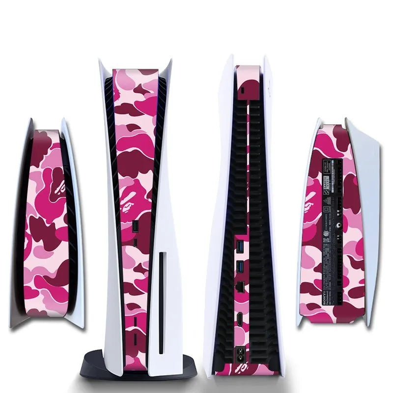 PINK CAMO PS5 DISC MIDDLE SKIN